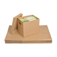 Архивные коробки 330x240x300 коричневые