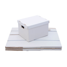 Архивные коробки 395x323x270 белые Архивные коробки 395x323x270 белые