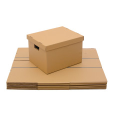 Архивные коробки 395x323x270 коричневые Архивные коробки 395x323x270 коричневые