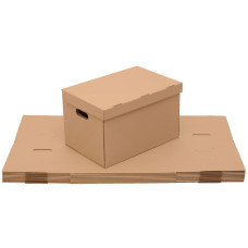 Архивные коробки 480x325x300 коричневые Архивные коробки 480x325x300 коричневые