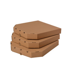 Коробки для піци 250х250х37 бурі 