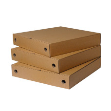 Коробки для піци квадратні 250x250x45 бурі