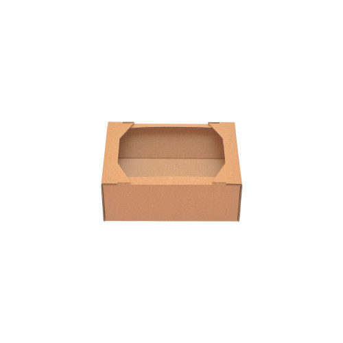 Гофролотки кондитерские 280x220x95 бурые - фото 2