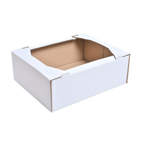 Гофролотки кондитерские 280x220x95 белые - фото 2