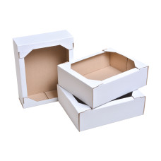 Гофролотки кондитерские 300x240x90 белые Гофролотки кондитерские 300x240x90 белые