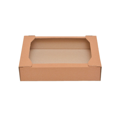 Гофролотки кондитерские 380x285x95 бурые - фото 2