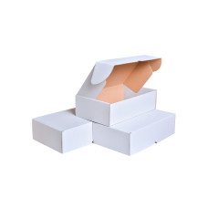 Картонні коробки 300x180x86 білі